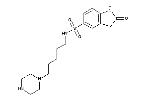 2-keto-N-(5-piperazinopentyl)indoline-5-sulfonamide