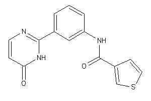 N-[3-(6-keto-1H-pyrimidin-2-yl)phenyl]thiophene-3-carboxamide