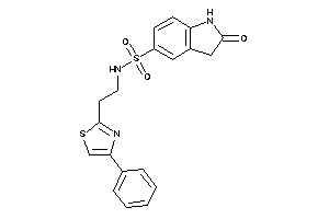 2-keto-N-[2-(4-phenylthiazol-2-yl)ethyl]indoline-5-sulfonamide