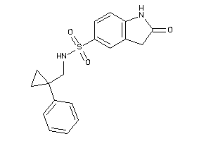 2-keto-N-[(1-phenylcyclopropyl)methyl]indoline-5-sulfonamide