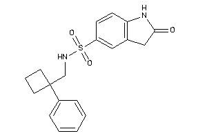 2-keto-N-[(1-phenylcyclobutyl)methyl]indoline-5-sulfonamide