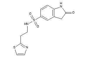 2-keto-N-(2-thiazol-2-ylethyl)indoline-5-sulfonamide