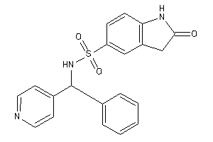 2-keto-N-[phenyl(4-pyridyl)methyl]indoline-5-sulfonamide