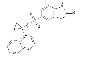 2-keto-N-[1-(1-naphthyl)cyclopropyl]indoline-5-sulfonamide