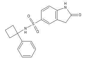 2-keto-N-(1-phenylcyclobutyl)indoline-5-sulfonamide