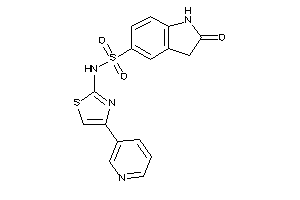 2-keto-N-[4-(3-pyridyl)thiazol-2-yl]indoline-5-sulfonamide