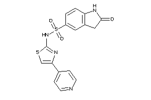 2-keto-N-[4-(4-pyridyl)thiazol-2-yl]indoline-5-sulfonamide