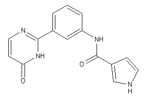 N-[3-(6-keto-1H-pyrimidin-2-yl)phenyl]-1H-pyrrole-3-carboxamide