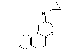 N-cyclopropyl-2-(2-keto-3,4-dihydroquinolin-1-yl)acetamide