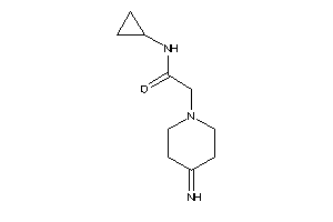 N-cyclopropyl-2-(4-iminopiperidino)acetamide