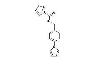 N-(4-imidazol-1-ylbenzyl)-1,2,5-thiadiazole-3-carboxamide