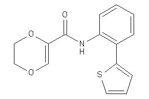 N-[2-(2-thienyl)phenyl]-2,3-dihydro-1,4-dioxine-5-carboxamide