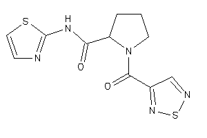 1-(1,2,5-thiadiazole-3-carbonyl)-N-thiazol-2-yl-pyrrolidine-2-carboxamide