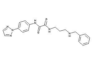 N-[3-(benzylamino)propyl]-N'-[4-(triazol-2-yl)phenyl]oxamide