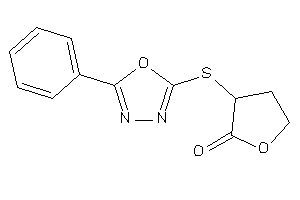 3-[(5-phenyl-1,3,4-oxadiazol-2-yl)thio]tetrahydrofuran-2-one