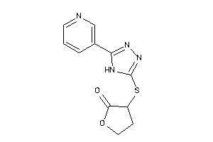 3-[[5-(3-pyridyl)-4H-1,2,4-triazol-3-yl]thio]tetrahydrofuran-2-one