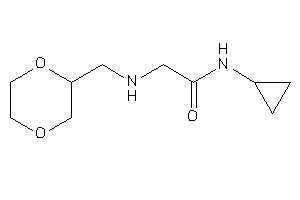 Image of N-cyclopropyl-2-(1,4-dioxan-2-ylmethylamino)acetamide