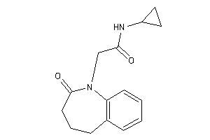 Image of N-cyclopropyl-2-(2-keto-4,5-dihydro-3H-1-benzazepin-1-yl)acetamide