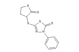 3-[(4-phenyl-5-thioxo-1,3,4-thiadiazol-2-yl)thio]tetrahydrofuran-2-one