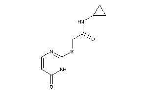 N-cyclopropyl-2-[(6-keto-1H-pyrimidin-2-yl)thio]acetamide