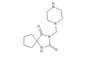 Image of 3-(piperazinomethyl)-1,3-diazaspiro[4.4]nonane-2,4-quinone