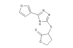 3-[[5-(3-furyl)-4H-1,2,4-triazol-3-yl]thio]tetrahydrofuran-2-one