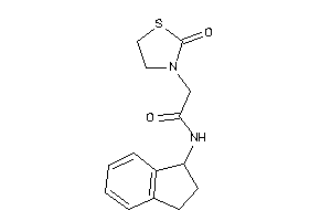 N-indan-1-yl-2-(2-ketothiazolidin-3-yl)acetamide