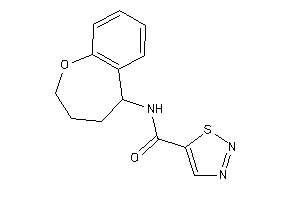 N-(2,3,4,5-tetrahydro-1-benzoxepin-5-yl)thiadiazole-5-carboxamide