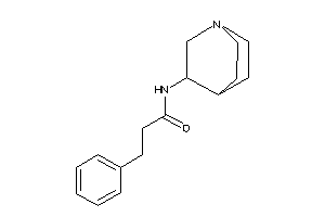 3-phenyl-N-quinuclidin-3-yl-propionamide