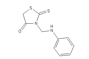 3-(anilinomethyl)-2-thioxo-thiazolidin-4-one