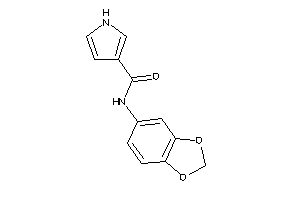 N-(1,3-benzodioxol-5-yl)-1H-pyrrole-3-carboxamide