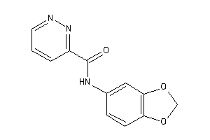 N-(1,3-benzodioxol-5-yl)pyridazine-3-carboxamide