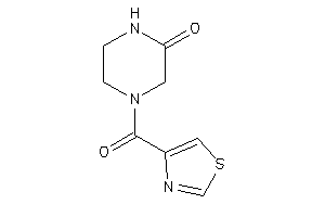 Image of 4-(thiazole-4-carbonyl)piperazin-2-one