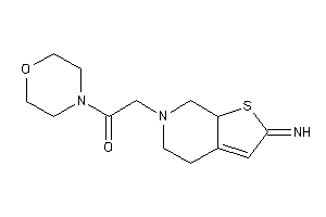 Image of 2-(2-imino-4,5,7,7a-tetrahydrothieno[2,3-c]pyridin-6-yl)-1-morpholino-ethanone