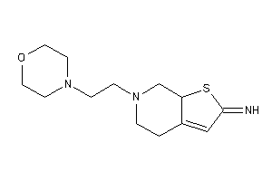 [6-(2-morpholinoethyl)-4,5,7,7a-tetrahydrothieno[2,3-c]pyridin-2-ylidene]amine