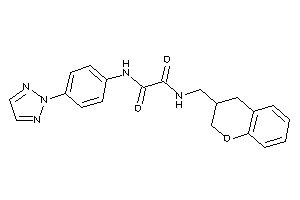 N-(chroman-3-ylmethyl)-N'-[4-(triazol-2-yl)phenyl]oxamide