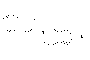1-(2-imino-4,5,7,7a-tetrahydrothieno[2,3-c]pyridin-6-yl)-2-phenyl-ethanone