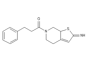 Image of 1-(2-imino-4,5,7,7a-tetrahydrothieno[2,3-c]pyridin-6-yl)-3-phenyl-propan-1-one