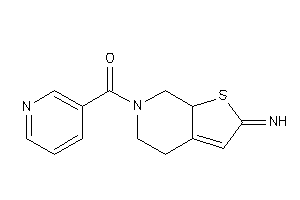 Image of (2-imino-4,5,7,7a-tetrahydrothieno[2,3-c]pyridin-6-yl)-(3-pyridyl)methanone