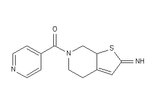 (2-imino-4,5,7,7a-tetrahydrothieno[2,3-c]pyridin-6-yl)-(4-pyridyl)methanone