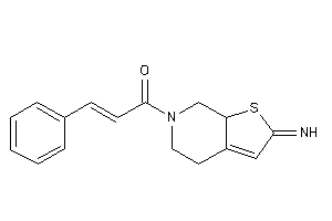 1-(2-imino-4,5,7,7a-tetrahydrothieno[2,3-c]pyridin-6-yl)-3-phenyl-prop-2-en-1-one