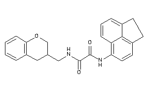 N'-acenaphthen-5-yl-N-(chroman-3-ylmethyl)oxamide