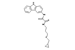 N'-(9H-carbazol-3-yl)-N-[3-(cyclopropylmethoxy)propyl]oxamide