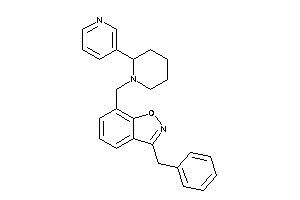 3-benzyl-7-[[2-(3-pyridyl)piperidino]methyl]indoxazene