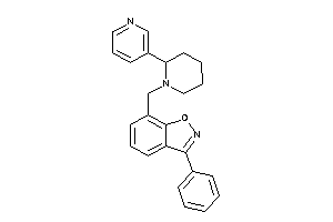 3-phenyl-7-[[2-(3-pyridyl)piperidino]methyl]indoxazene