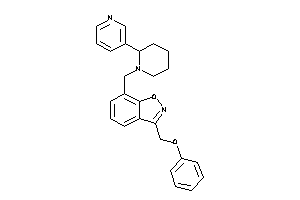 3-(phenoxymethyl)-7-[[2-(3-pyridyl)piperidino]methyl]indoxazene