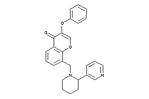 3-phenoxy-8-[[2-(3-pyridyl)piperidino]methyl]chromone