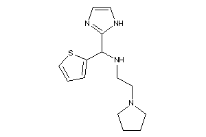 [1H-imidazol-2-yl(2-thienyl)methyl]-(2-pyrrolidinoethyl)amine