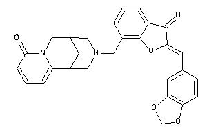 (3-keto-2-piperonylidene-coumaran-7-yl)methylBLAHone