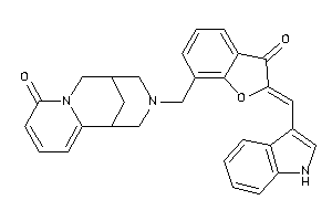 [2-(1H-indol-3-ylmethylene)-3-keto-coumaran-7-yl]methylBLAHone